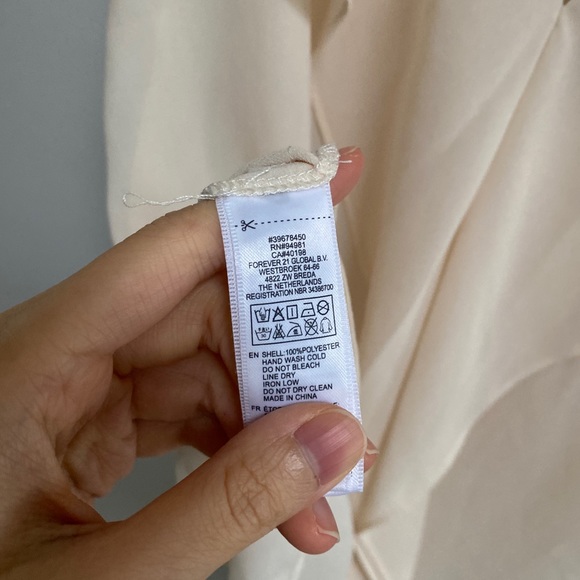 Forever 21 Sleeveless Chiffon Blouse S - Picture 4 of 5